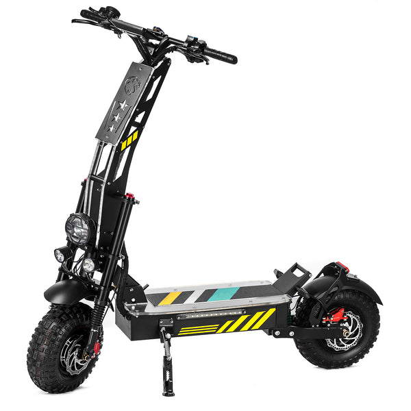 EFGBIKE X9 Plus Scooter électrique pour adultes 50 MPH 8000W double moteur 60V 