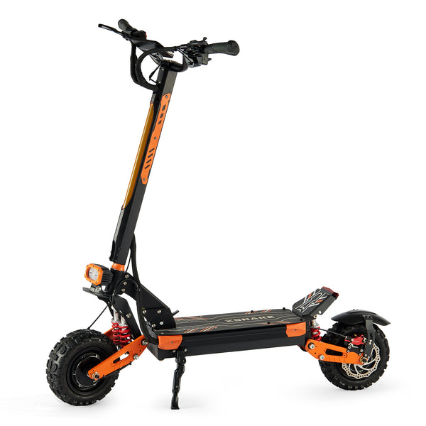 Trottinette électrique pour adultes, EFGBIKE 5600W 30 mph à 47 mph 60V 28Ah pliable double suspensions tout-terrain E Scoocter avec pneus à vide de 11 pouces et siège et sac amovibles 