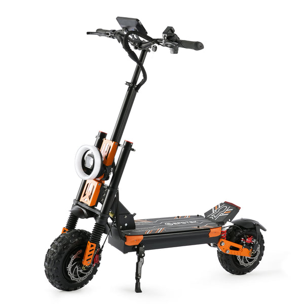 Scooter électrique 5600w pour adultes, EFGBIKE jusqu'à 50 mph tout-terrain pneus à vide de 11 pouces 60V 30AH jusqu'à 55 miles pliable E Scoocter certifié UL 